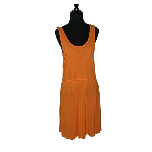 H&M orange tank top mini dress Size Small S - Picture 1 of 11